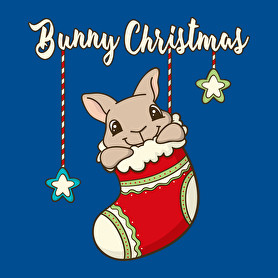 Bunny Christmas-Férfi kapucnis pulóver