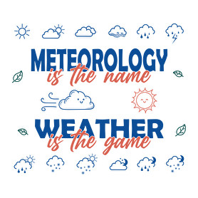 Meteorology is the name-Férfi kapucnis pulóver