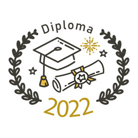 Diploma 2022-Férfi kapucnis pulóver