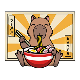 Capybara és ramen-Férfi pulóver