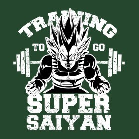 Training to super saiyan-Férfi pulóver