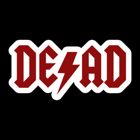 DEAD - ACDC paródia-Férfi pulóver