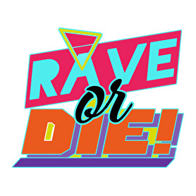 Rave or Die!-Férfi pulóver