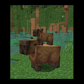 Minecraft Capybara-Férfi pulóver