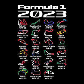 Formula 1 2023 versenynaptár (Angol)-Férfi pulóver