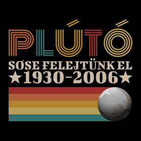 Plútó emléke-Férfi pulóver