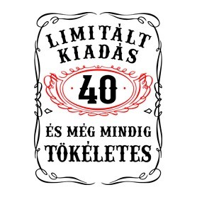 40 éves limitált kiadás-Férfi pulóver