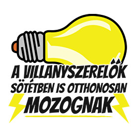 A villanyszerlők sötétben is otthonosan mozognak-Férfi pulóver