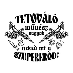 Tetováló művész vagyok-Férfi pulóver