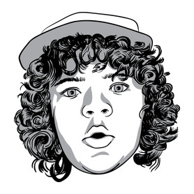 Stranger Things Dustin-Férfi pulóver