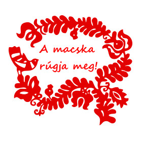 Szelíd szitkok - a macska rúgja meg-Férfi pulóver