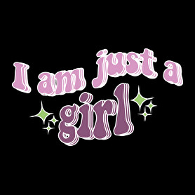 I am just a girl-Férfi pulóver