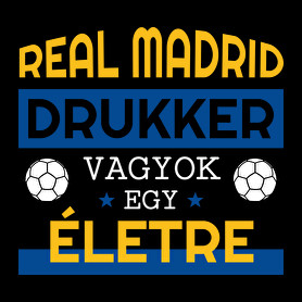 Real Madrid drukker-Férfi pulóver