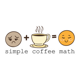 Kávé matek  - Coffee math-Női kapucnis pulóver