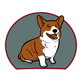 Corgi mindenek felett -Női kapucnis pulóver