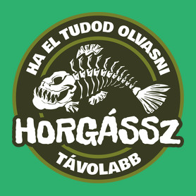 Horgássz Távolabb-Női kapucnis pulóver