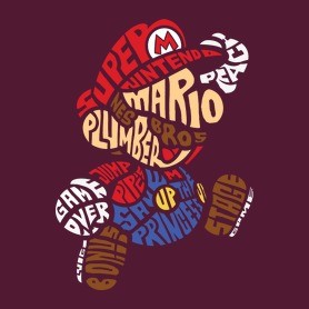 Mario-Női kapucnis pulóver