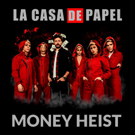 LA CASA DE PAPEL-Női kapucnis pulóver