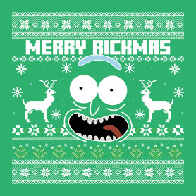 Merry Rickmas - fehér-Női kapucnis pulóver