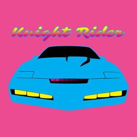 Knight Rider Synthwave-Női kapucnis pulóver