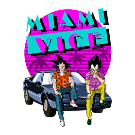 Dragon Ball Miami Vice-Női kapucnis pulóver