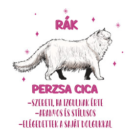 Rák - Perzsa cica-Női kapucnis pulóver