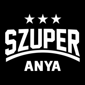 Szuper anya-Női kapucnis pulóver