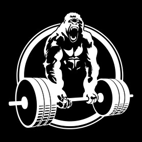 Gorilla gym-Női kapucnis pulóver