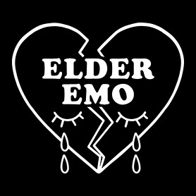 Elder emo heart-Női kapucnis pulóver