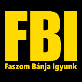 FBI-Női kapucnis pulóver