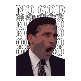 NO GOD PLEASE NO! - The office-Női kapucnis pulóver