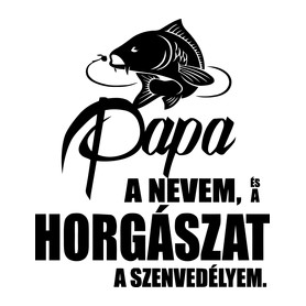 Papa a nevem...-Női kapucnis pulóver