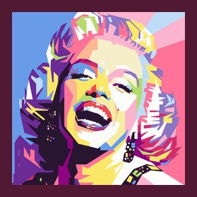 PopArt - Marilyn Monroe-Női kapucnis pulóver