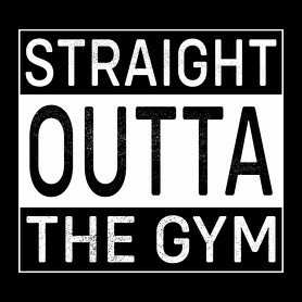 Straight Outta Gym-Női kapucnis pulóver