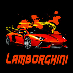 orange Lamborghini-Női kapucnis pulóver