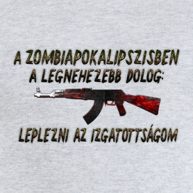 Zombiapokalipszis-Női kapucnis pulóver