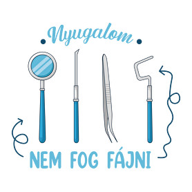 Nem fog fájni - Fogorvos-Gyerek kapucnis pulóver