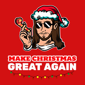 MAKE CHRISTMAS GREAT AGAIN 3-Gyerek kapucnis pulóver