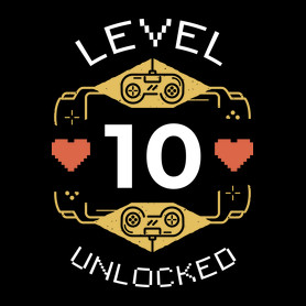 Level 10 unlocked-Gyerek kapucnis pulóver