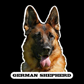 German shepherd-Gyerek kapucnis pulóver