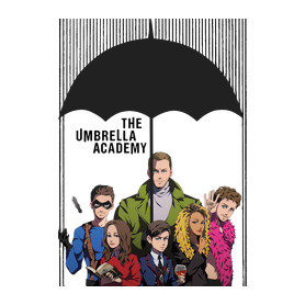 Umbrella Academy-Gyerek kapucnis pulóver