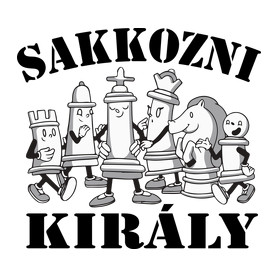 Sakkozni király-Gyerek kapucnis pulóver