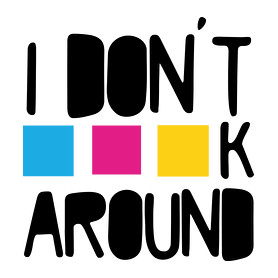 I don't CMYK around-Gyerek kapucnis pulóver