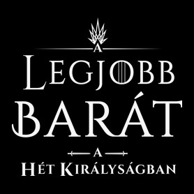 got-legjobb-barat-white-Gyerek kapucnis pulóver