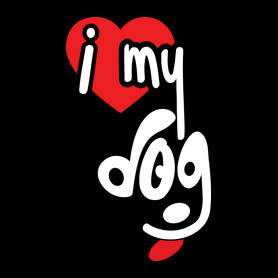 I love my dog-Gyerek kapucnis pulóver