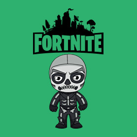 Fortnite Skull trooper-Gyerek kapucnis pulóver