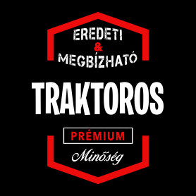 Traktoron prémium minőség-Gyerek kapucnis pulóver