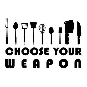 Choose your weapon-Gyerek kapucnis pulóver