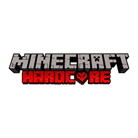 Minecraft Hardcore-Gyerek kapucnis pulóver