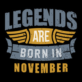 A legendák novemberben születtek-Gyerek kapucnis pulóver